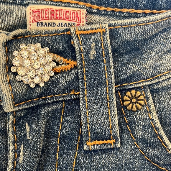 Rare True Religion - Billy with Swarovski Crystal button - Picture 4 of 7